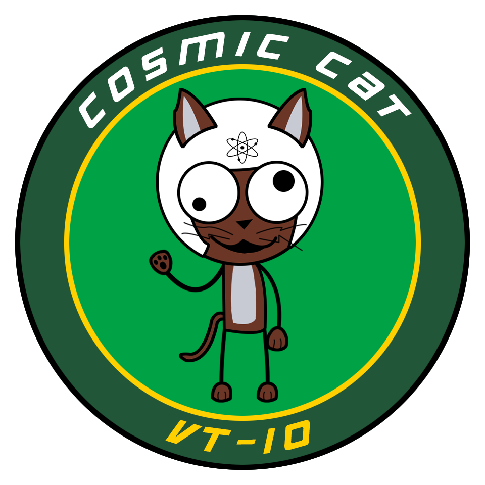 VT 10 Cosmic Cat 3" Shoulder Patch (3rd Gen)