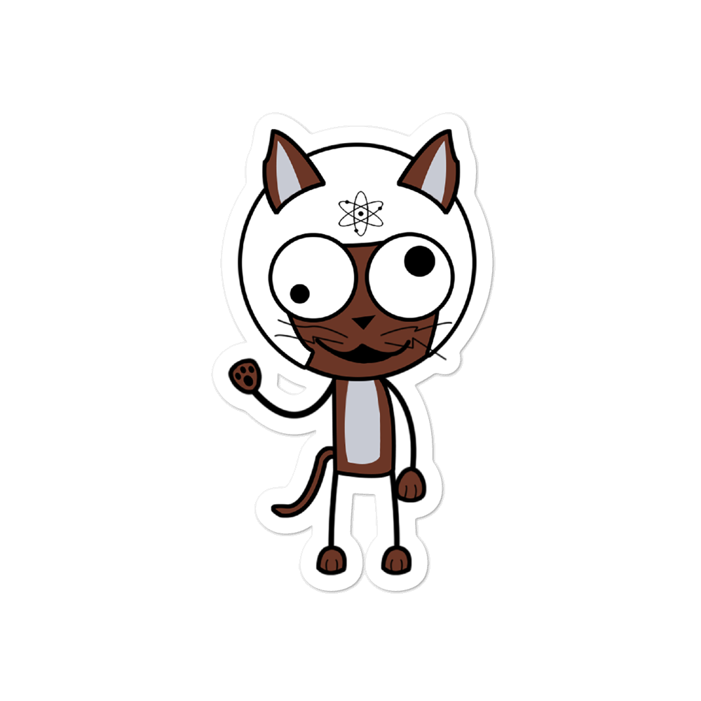 VT-10 Cosmic Cat Sticker