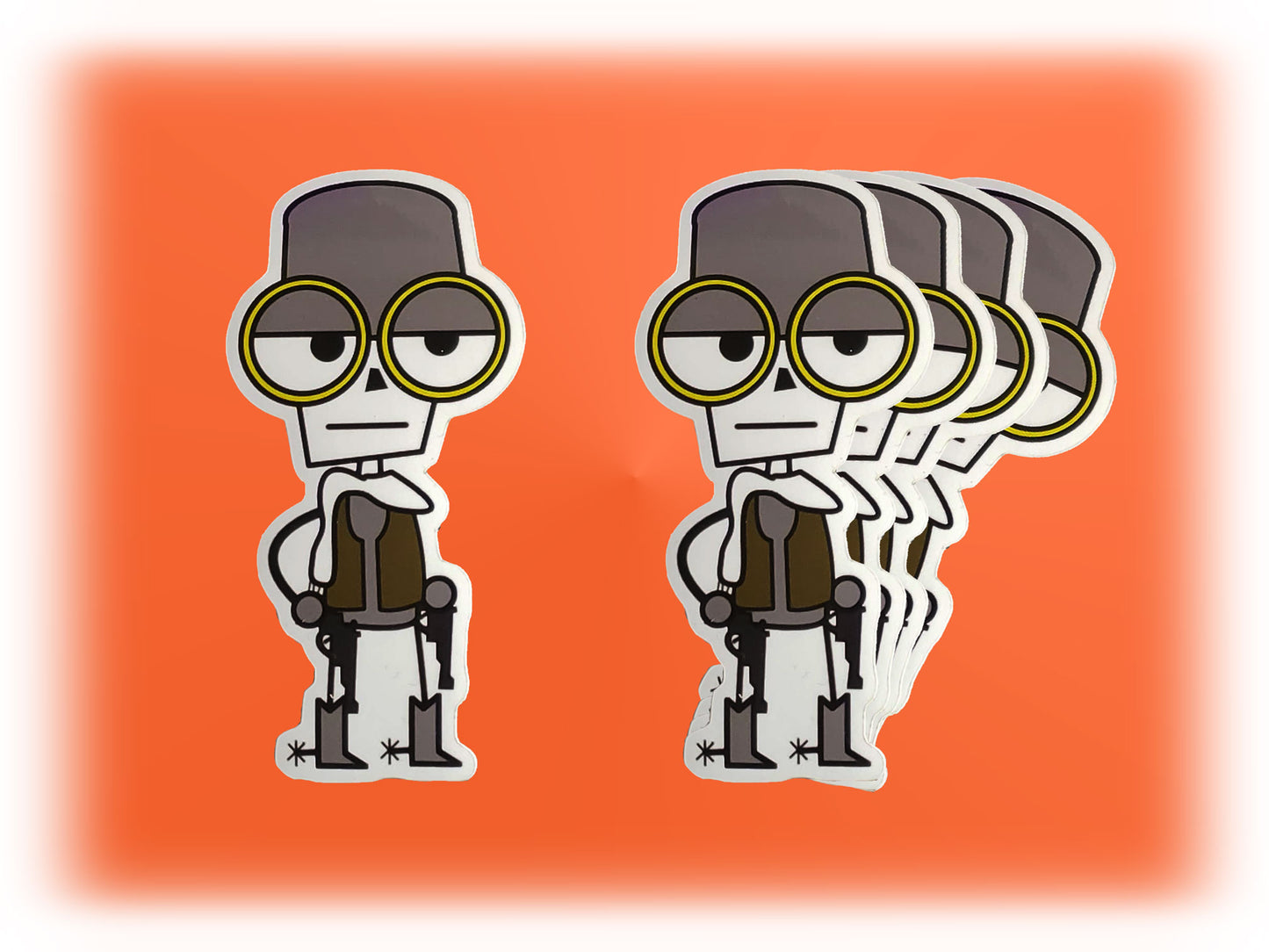 Shooter Sticker (5 Pack)