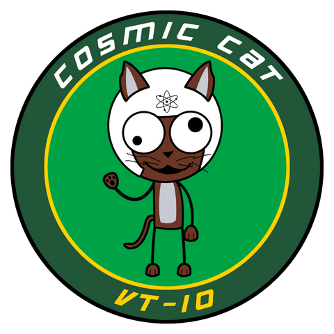 VT 10 Cosmic Cat 3" Shoulder Patch (3rd Gen)