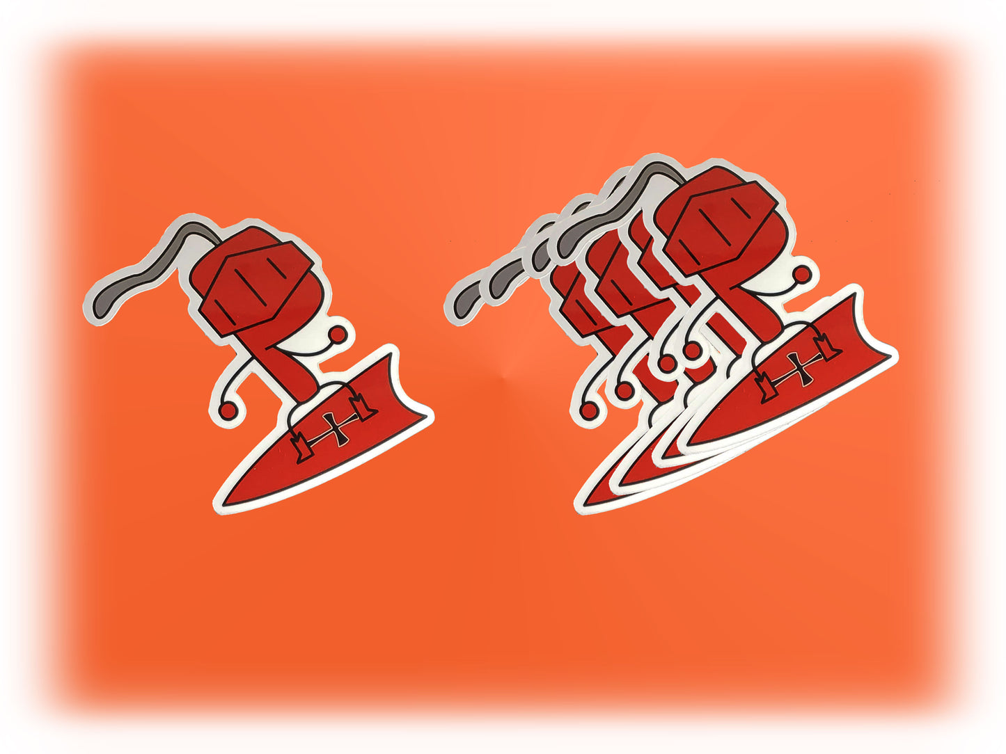 Red Knight Sticker (5 Pack)